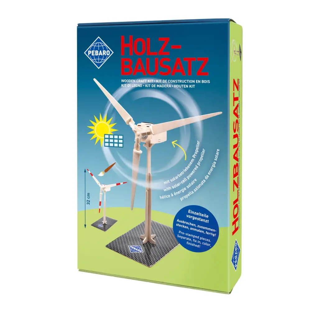 Solar Holzbausatz Windrad