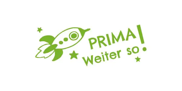 Lehrer Stempel "Prima"