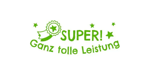 Lehrer Stempel "Super"