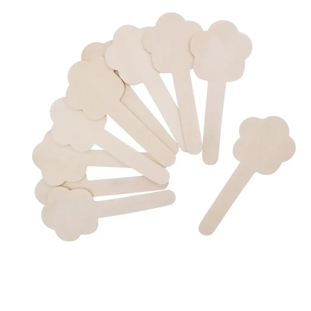 Bastelstäbchen - Blumen 10er Set 