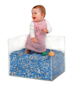 [106086] TheraBeans 30kg Komplettset m. Acrylbox