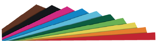 [113047] Tonpapier A3, 50 Bögen, 130g, 10 Farben sortiert