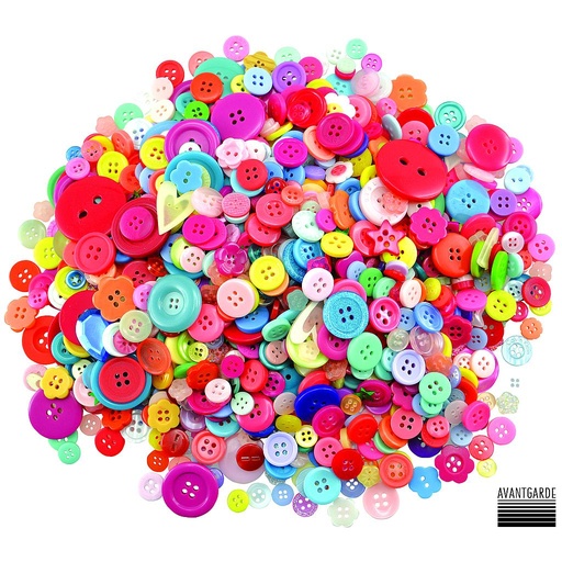 [113022] Knöpfe 500g, gemischt 