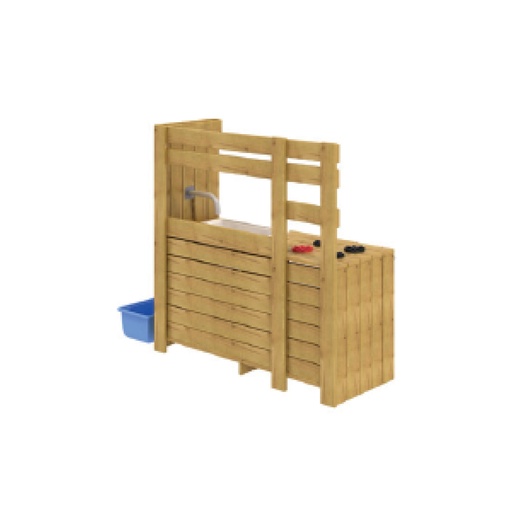 [108127] Outdoor Spielküche mit Pumphahn inkl. Erdanker