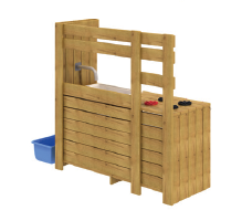 [108127] Outdoor Spielküche mit Pumphahn inkl. Erdanker