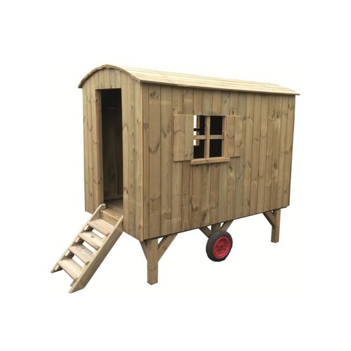 [108102] Bauwagen aus Kiefernholz