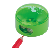 [113158] 4 er Set - SHARPY TWIN Duo Dosenspitzer NEON, farbl. sortiert, 