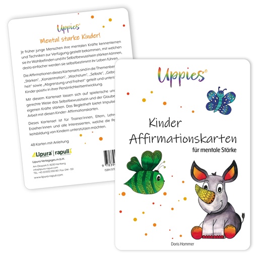 [978-3-903414-13-6] Uppies Kinder Affirmationskarten