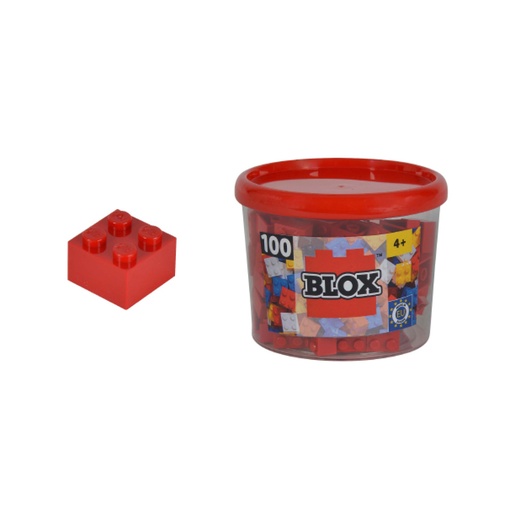 [103206] 4er Klemmbausteine - rot