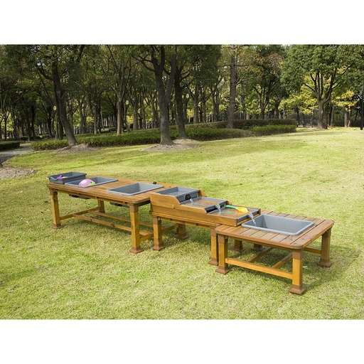 [108132] Outdoor Sand- und Wassertische, 3er Set