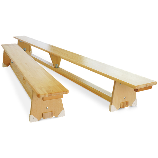 [107123] Turnbank natur 4m lang, Breite Ausführung (35cm hoch) U3 geeignet