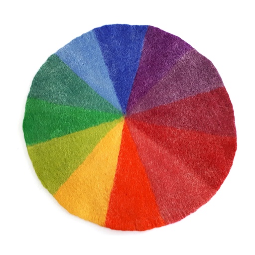 [103019A] Farbenkreis Filz - groß