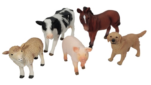 [105112] Bauernhof-Tiere, 5 teilig