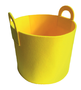 [115025] Filzkorb ∅ 39 cm farblich sortiert