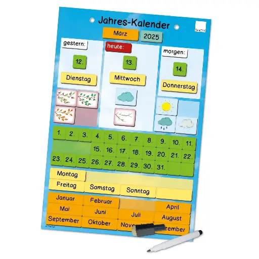 [115105W] Magnetischer Jahreskalender