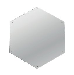 [115005] Sicherheitsspiegel Hexagon 50cm x 57,8cm