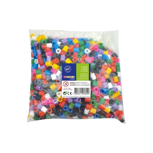 [113198] XL Bügelperlen 1000 Stück BUNT