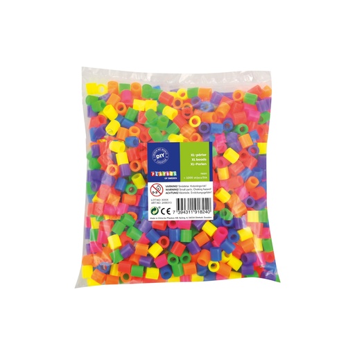 [113201] XL Bügelperlen 1000 Stück NEON