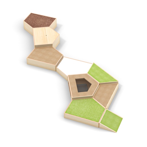 [107173] Riesen Podestlandschaft Set 9 Teile