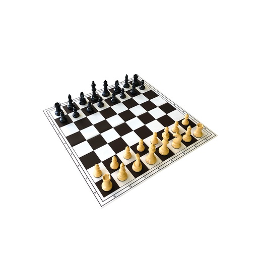 [104166] Schachfiguren Kuststoff