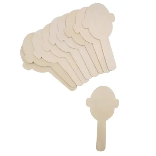 [113407] Bastelstäbchen - Köpfe 12er Set 