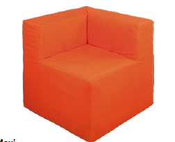 [110088] Relax Ecke Sitzhöhe 34cm Kunstleder B 45 / T 45 / H 60 cm