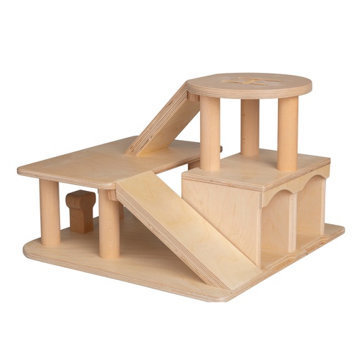 [105188] Holzgarage mit Landeplatz