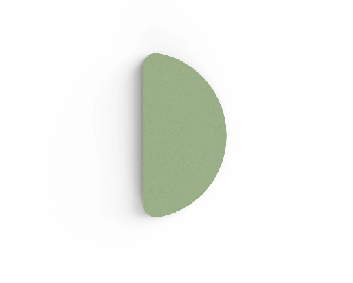 [115069] Selbstklebendes Akustikpaneel Halbkreis GRÜN - 8 Stück 