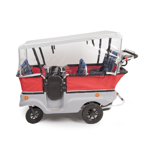 [112200] Regenschutz E-Turtle Kinderbus für 6 Kinder