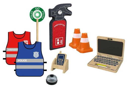 [105217] Rollenspielset Feuerwehr und Polizeistation