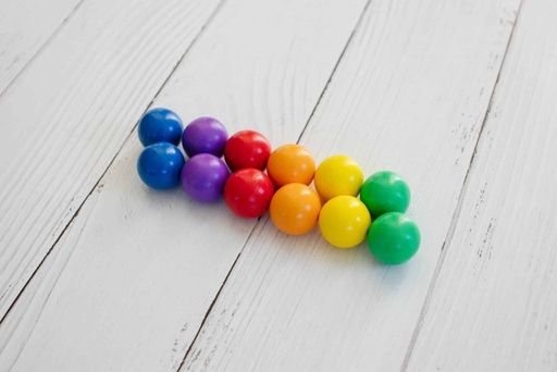 [103362] Connetix - 12 Bälle - Regenbogen