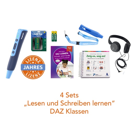 [523100] AnyBook - Pro 4er Set Lesen und Schreiben lernen - DaZ Klassen