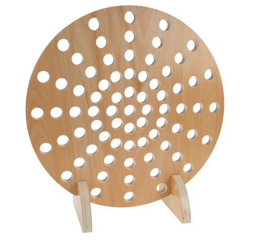 [103365] Runder Lochrahmen für Acryl Zylinder