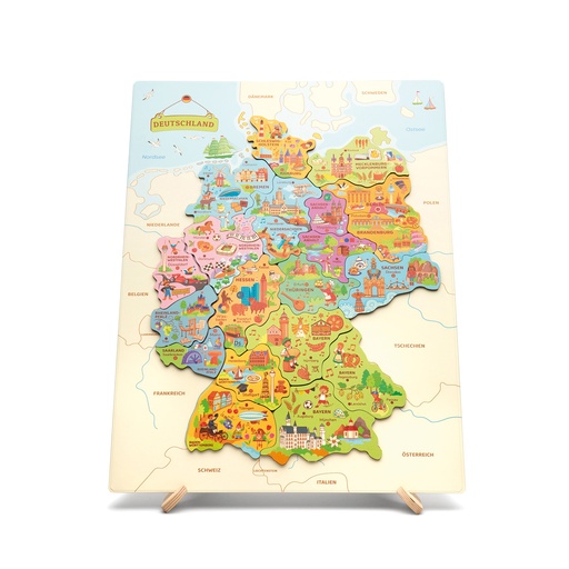 [104322] Magnetpuzzle Landkarte Deutschland 