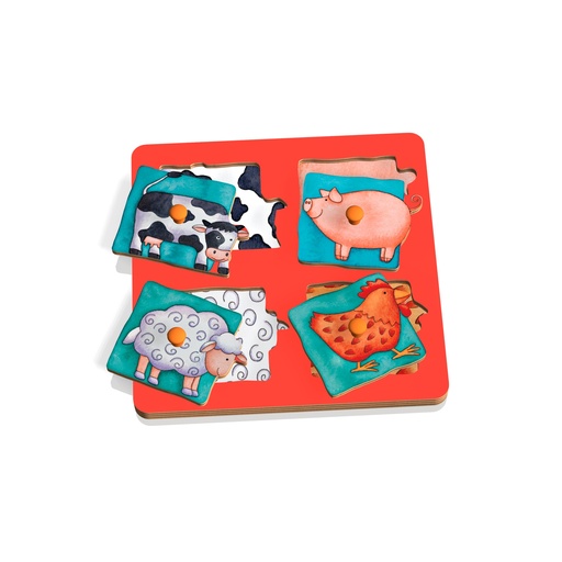 [101048] Greifpuzzle Bauernhof