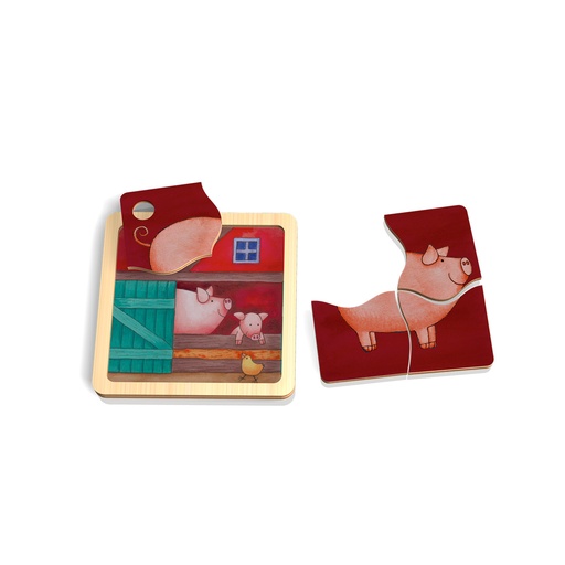 [101056] Minipuzzle Schwein