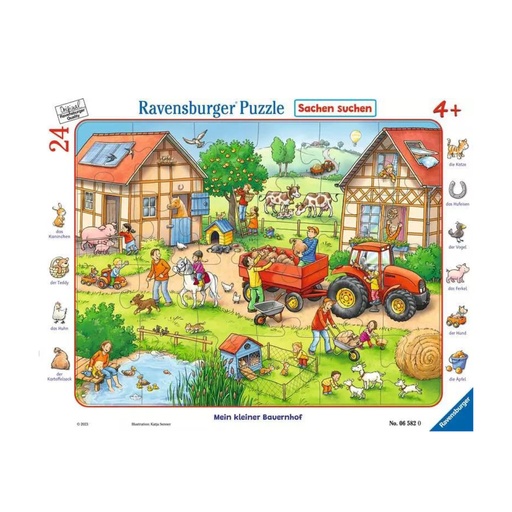 [104138] Rahmenpuzzle - 24 Teile Bauernhof