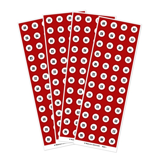 [523105] AnyBook - Sticker Set rot 