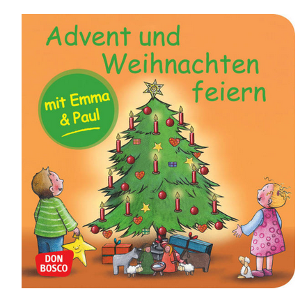 [978-3-7698-2435-3] Advent und Weihnachten feiern mit Emma und Paul. Mini-Bilderbuch