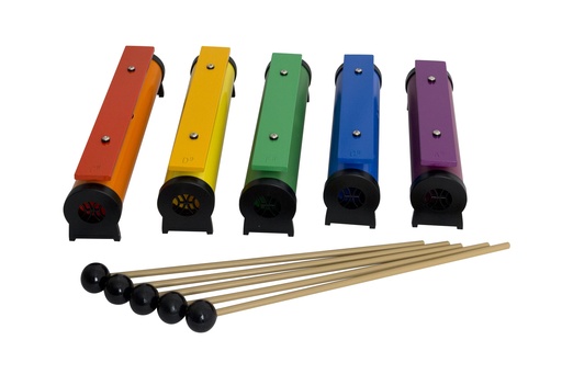 [W106216] Klangbausteine rund - 5 Stück 