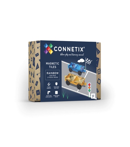 [W103537] Connetix - Fahrzeuge 2er Set 