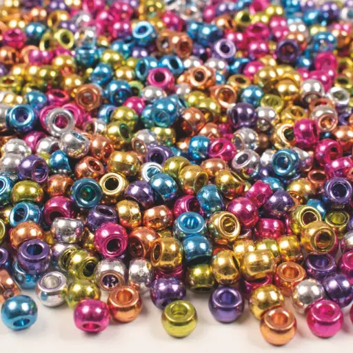 [A113354] Metallic Perlen - 4.000 Stück