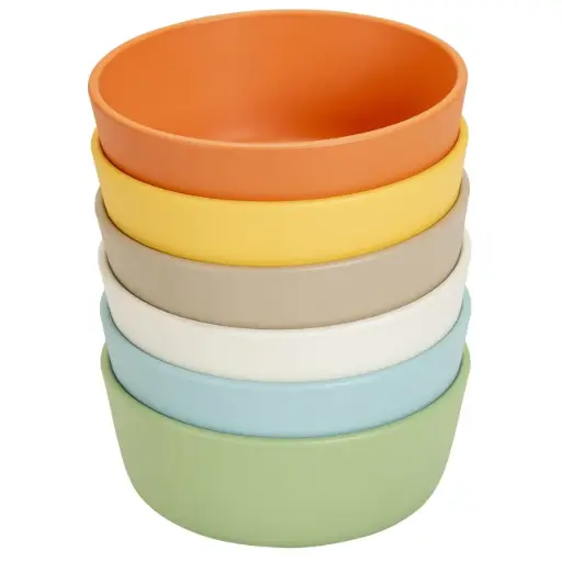 Schalen aus BIO-Kunststoff - 6er-Set