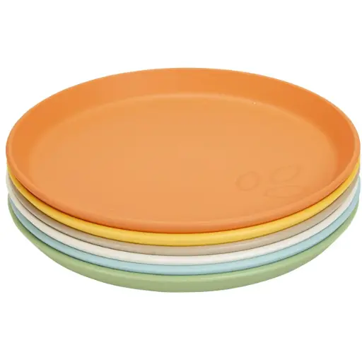 Teller aus BIO-Kunststoff - 6er-Set