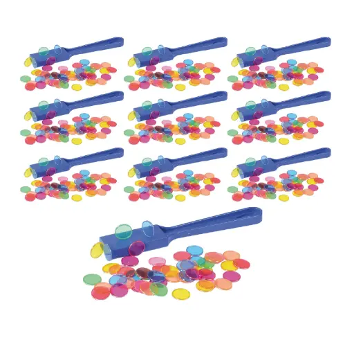 [AK129] Magnetstäbe mit Chips 10er Set 