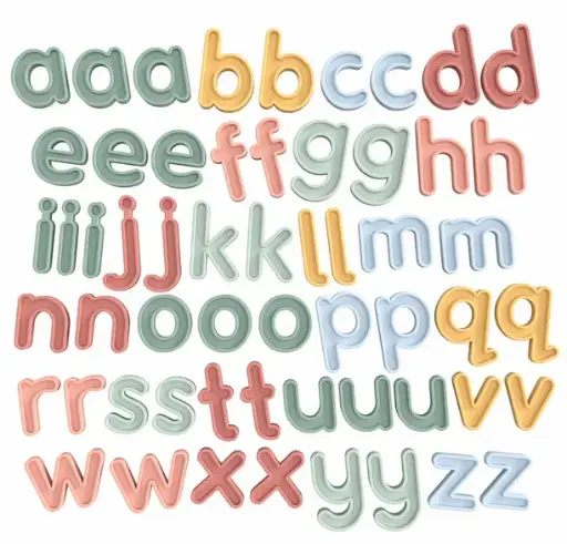 [W106315] Silikon Alphabet Set - Kleinbuchstaben