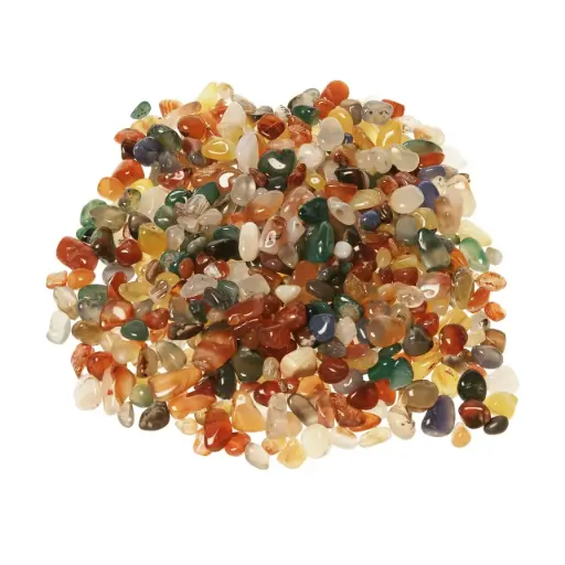 [113024W] Halbedelsteine Kunterbunt - 250g, 0,5 – 1 cm