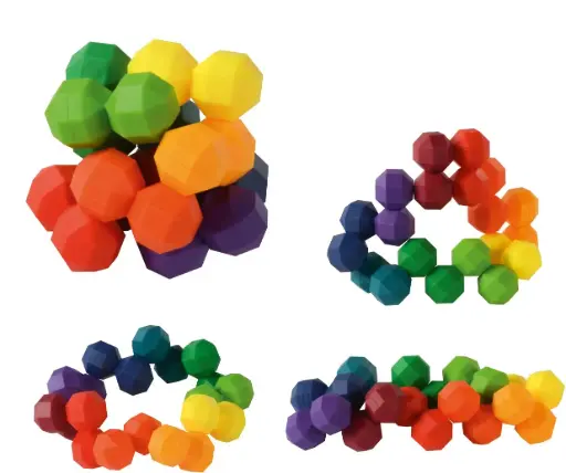 [104565W] Regenbogen Knobelball