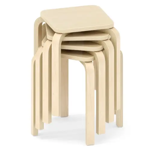[110182-38] Hocker Q - Sitzhöhe 38 cm 4er Set