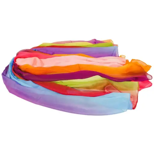 [103589] Chiffon-Tücher - 5er Set 2